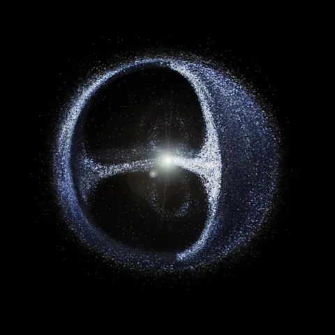 Pablo Carlos Budassi The Oort Cloud is thought to consist of billions, if not trillions, lumps of ice and rock that formed at around the same time as the planets (Credit: Pablo Carlos Budassi)